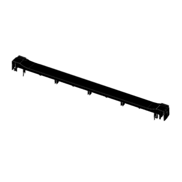 Cover Trim Door Upper Black Non Pyro